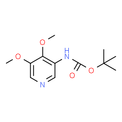 ChemSpider 2D Image | tert-Butyl 4,5-dimethoxypyridin-3-ylcarbamate | C12H18N2O4