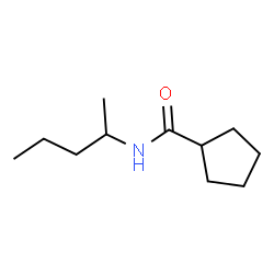 ChemSpider 2D Image | N-(2-Pentanyl)cyclopentanecarboxamide | C11H21NO