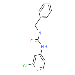 ChemSpider 2D Image | 1-Benzyl-3-(2-chloro-4-pyridinyl)urea | C13H12ClN3O