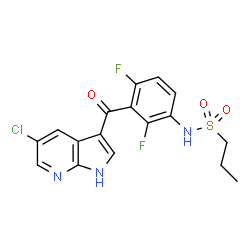 ChemSpider 2D Image | PLX4720 | C17H14ClF2N3O3S