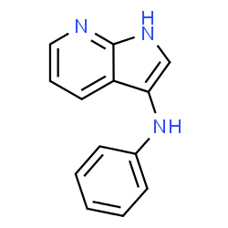 ChemSpider 2D Image | N-Phenyl-1H-pyrrolo[2,3-b]pyridin-3-amine | C13H11N3
