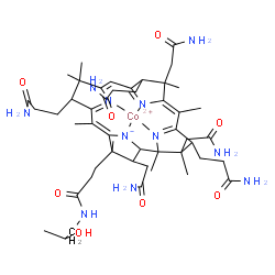 ChemSpider 2D Image | CSID:22376762 | C48H72CoN11O8