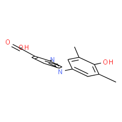 ChemSpider 2D Image | 2-((3',5'-DIMETHYL-4'-HYDROXYPHENYL)AZO)BENZOIC ACID | C15H14N2O3