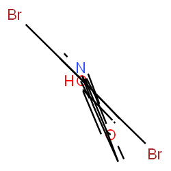 ChemSpider 2D Image | 4-(1,3-Benzoxazol-2-yl)-2,6-dibromophenol | C13H7Br2NO2