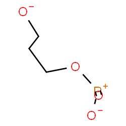 ChemSpider 2D Image | (3-Oxidopropoxy)(oxo)phosphoniumolate | C3H6O4P