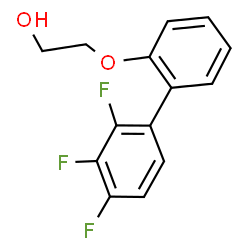 ChemSpider 2D Image | 2-[(2',3',4'-TRIFLUOROBIPHENYL-2-YL)OXY]ETHANOL | C14H11F3O2