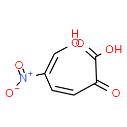 ChemSpider 2D Image | 2-Keto,5-Nitro,6-Hydroxy-3,5-Hexadienoic Acid | C6H5NO6