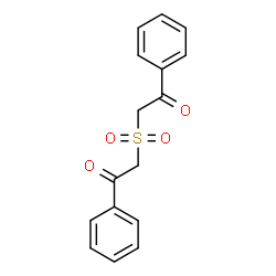 ChemSpider 2D Image | 2,2'-Sulfonylbis(1-phenylethanone) | C16H14O4S