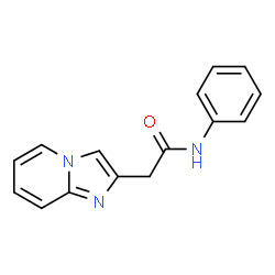 ChemSpider 2D Image | 2-(Imidazo[1,2-a]pyridin-2-yl)-N-phenylacetamide | C15H13N3O