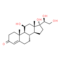 ChemSpider 2D Image | 20β-dihydrocortisol | C21H32O5