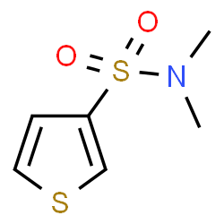 ChemSpider 2D Image | N,N-Dimethyl-3-thiophenesulfonamide | C6H9NO2S2