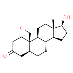 ChemSpider 2D Image | (5alpha,17beta)-17,19-Dihydroxyandrostan-3-one | C19H30O3