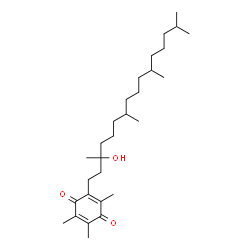 ChemSpider 2D Image | 2-(3-Hydroxy-3,7,11,15-tetramethylhexadecyl)-3,5,6-trimethyl-1,4-benzoquinone | C29H50O3