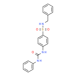 ChemSpider 2D Image | N-Benzyl-4-[(phenylcarbamoyl)amino]benzenesulfonamide | C20H19N3O3S