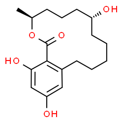 ChemSpider 2D Image | Zeranol | C18H26O5