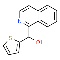 ChemSpider 2D Image | 1-Isoquinolinyl(2-thienyl)methanol | C14H11NOS
