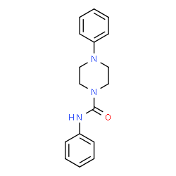 ChemSpider 2D Image | N,4-Diphenyl-1-piperazinecarboxamide | C17H19N3O