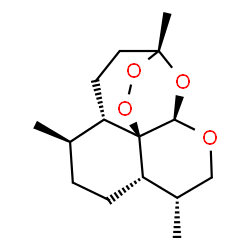 ChemSpider 2D Image | (3R,5aS,6R,8aS,9R,12R,12aR)-Decahydro-3,6,9-trimethyl-3,12-epoxy-12H-pyrano[4,3-j]-1,2-benzodioxepin | C15H24O4