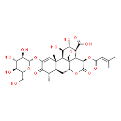 ChemSpider 2D Image | bruceoside D | C31H40O16