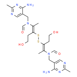 ChemSpider 2D Image | Thiamine Disulfide | C24H34N8O4S2