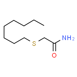 ChemSpider 2D Image | 2-(Octylsulfanyl)acetamide | C10H21NOS