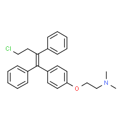 ChemSpider 2D Image | Toremifene | C26H28ClNO