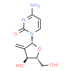 ChemSpider 2D Image | 2'-Deoxy-2'-methylenecytidine | C10H13N3O4