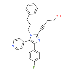 ChemSpider 2D Image | RWJ-67657 | C27H24FN3O