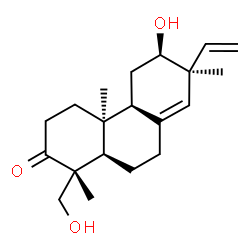 ChemSpider 2D Image | (10alpha,12beta)-12,18-Dihydroxypimara-8(14),15-dien-3-one | C20H30O3