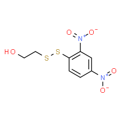 ChemSpider 2D Image | Ethanol, 2-((2,4-dinitrophenyl)dithio)- | C8H8N2O5S2