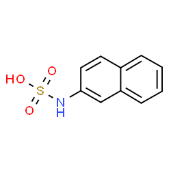 ChemSpider 2D Image | 2-Naphthylsulfamic acid | C10H9NO3S