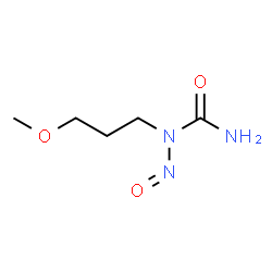 ChemSpider 2D Image | 1-(3-Methoxypropyl)-1-nitrosourea | C5H11N3O3