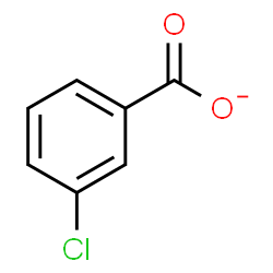 ChemSpider 2D Image | 3-Chlorobenzoate | C7H4ClO2