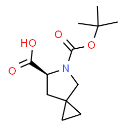 ChemSpider 2D Image | (6S)-5-[(tert-butoxy)carbonyl]-5-azaspiro[2.4]heptane-6-carboxylic acid | C12H19NO4