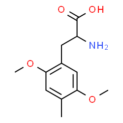 ChemSpider 2D Image | 2,5-Dimethoxy-4-methylphenylalanine | C12H17NO4