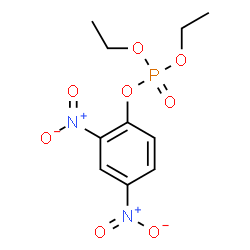 ChemSpider 2D Image | 2,4-Dinitrophenyl diethyl phosphate | C10H13N2O8P