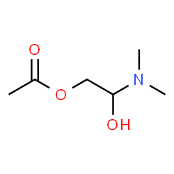 ChemSpider 2D Image | 2-(Dimethylamino)-2-hydroxyethyl acetate | C6H13NO3