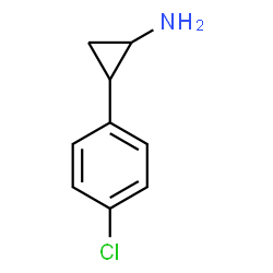 ChemSpider 2D Image | 2-(4-Chlorophenyl)cyclopropanamine | C9H10ClN