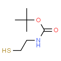 ChemSpider 2D Image | 2-(BOC-AMINO)ETHANETHIOL | C7H15NO2S