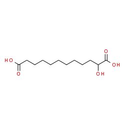 ChemSpider 2D Image | 2-Hydroxydodecanedioic acid | C12H22O5
