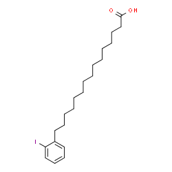 ChemSpider 2D Image | 15-(2-Iodophenyl)pentadecanoic acid | C21H33IO2