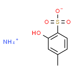 ChemSpider 2D Image | Ammonium 2-hydroxy-4-methylbenzenesulfonate | C7H11NO4S
