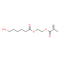 ChemSpider 2D Image | 2-(Methacryloyloxy)ethyl 6-hydroxyhexanoate | C12H20O5