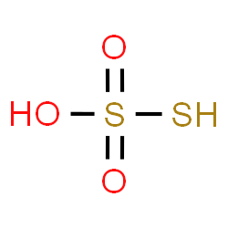 ChemSpider 2D Image | Thiosulfic acid | H2O3S2
