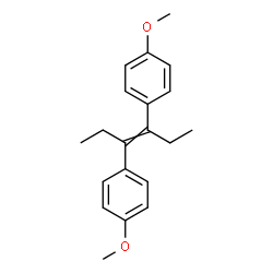 ChemSpider 2D Image | 1,1'-(3-Hexene-3,4-diyl)bis(4-methoxybenzene) | C20H24O2