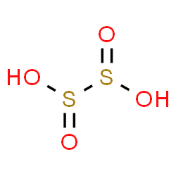 ChemSpider 2D Image | Dithionous acid | H2O4S2