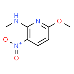 ChemSpider 2D Image | 6-Methoxy-N-methyl-3-nitro-2-pyridinamine | C7H9N3O3