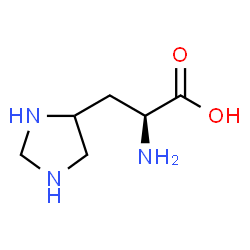 ChemSpider 2D Image | 3-(4-Imidazolidinyl)-L-alanine | C6H13N3O2