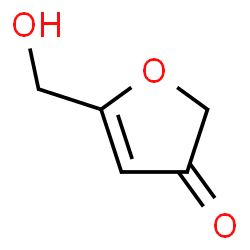ChemSpider 2D Image | 5-(Hydroxymethyl)-3(2H)-furanone | C5H6O3