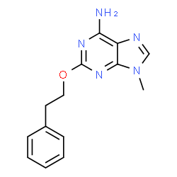 ChemSpider 2D Image | 9-Methyl-2-phenethoxy-9H-purin-6-amine | C14H15N5O